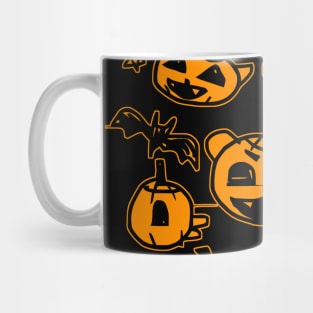 Night in the Woods Halloween Pumpkins Mug